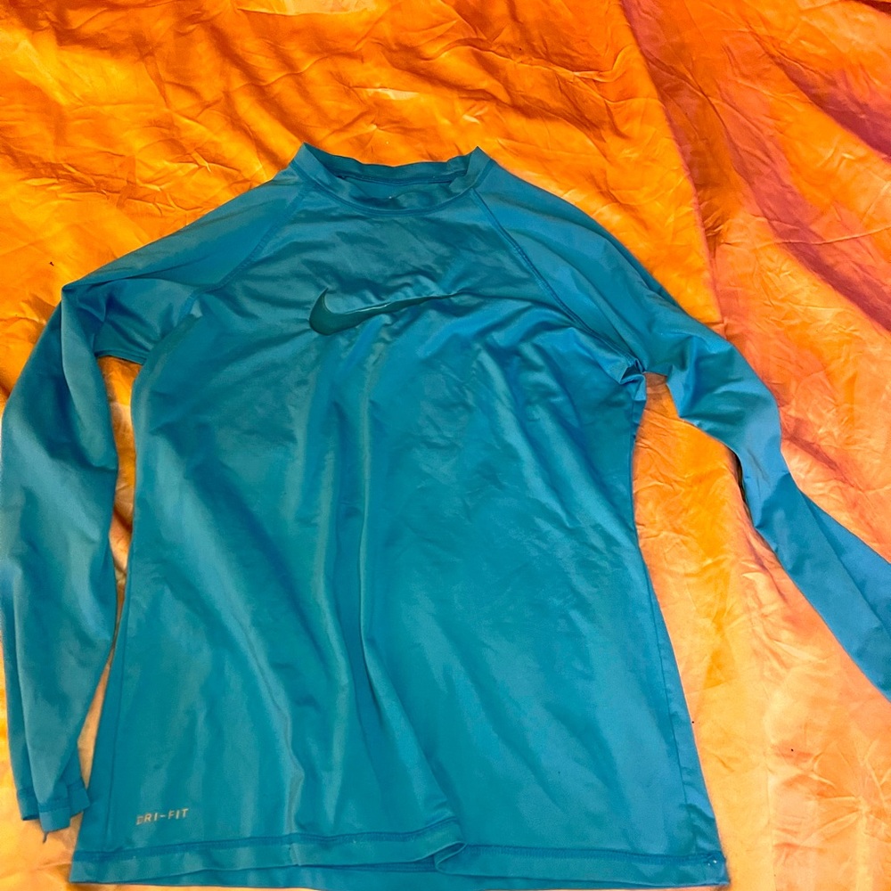 Nike run hi visibility long sleeve shirt SPF
